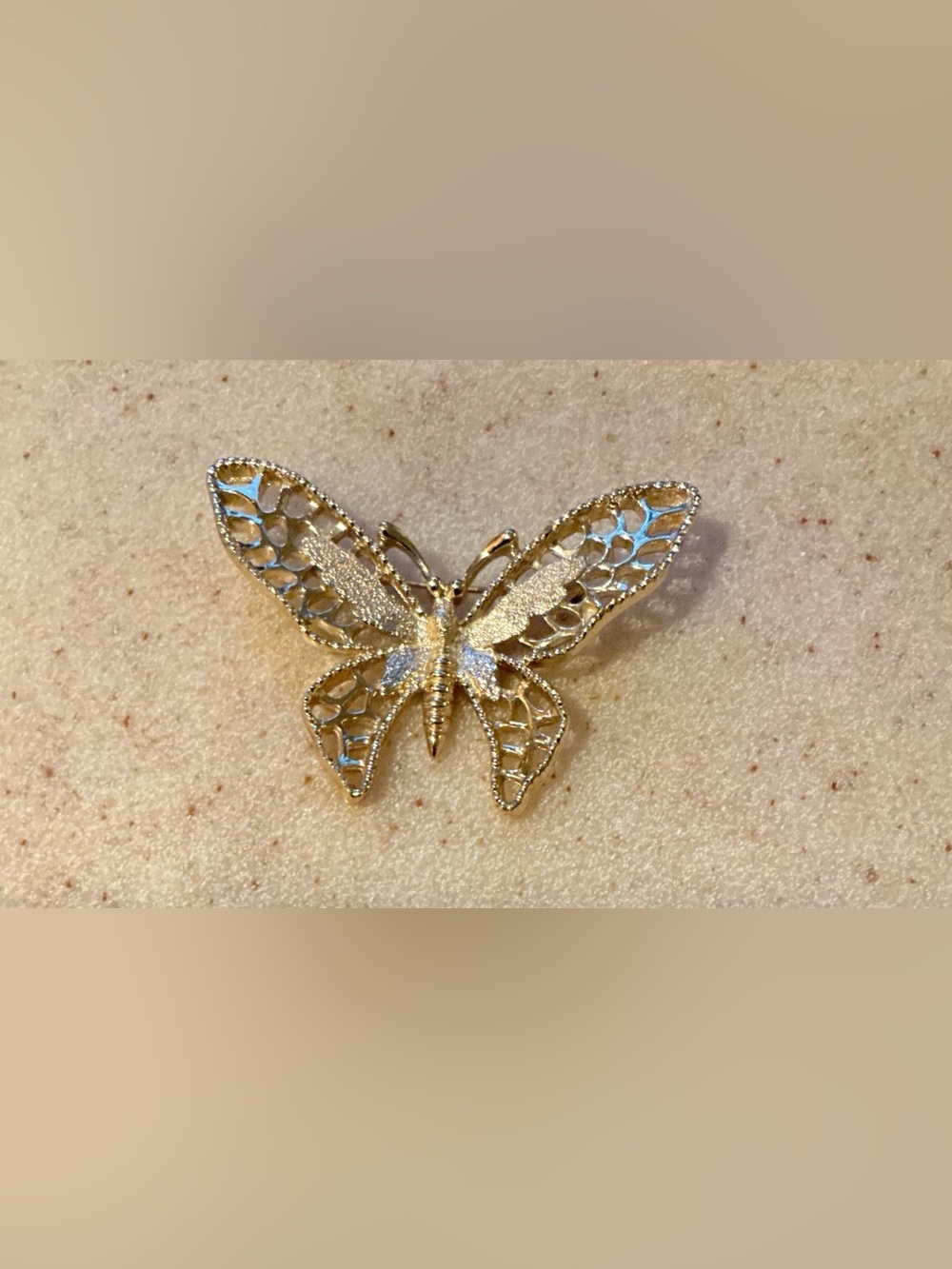 Sarah Coventry Gold-tone Butterfly Brooch